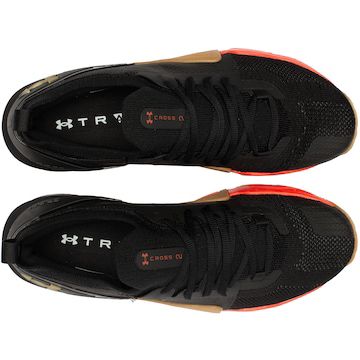 19365-TENIS PRETO/LARANJA UNDER ARMOUR - Imagem 4