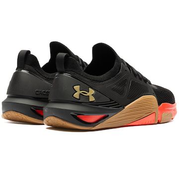 19365-TENIS PRETO/LARANJA UNDER ARMOUR - Imagem 6
