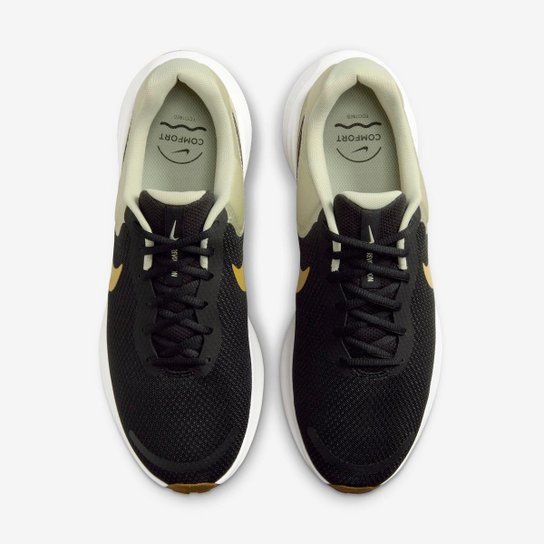 4908-TENIS PRETO/BRONZE- NIKE REVOLUTION 7 - Imagem 4